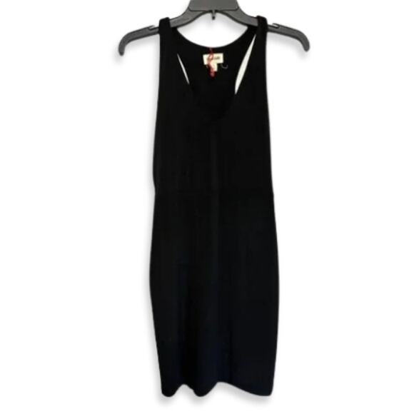 Open Edit Pullover Sheath Dress Stretchable V-Neck Sleeveless Black Small NWOT - Picture 1 of 8